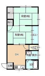 新潟駅 バス28分  江南高校前下車：停歩9分 2階の物件間取画像